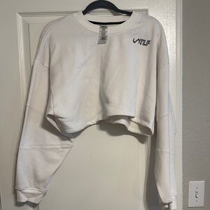 TLF White Cropped Sweater